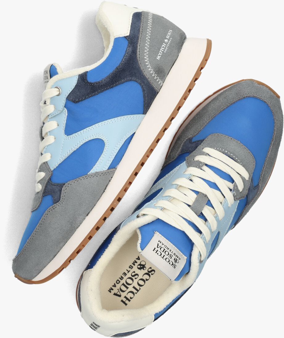 SCOTCH & SODA blauwe scotch & soda lage sneakers cleave 1a
