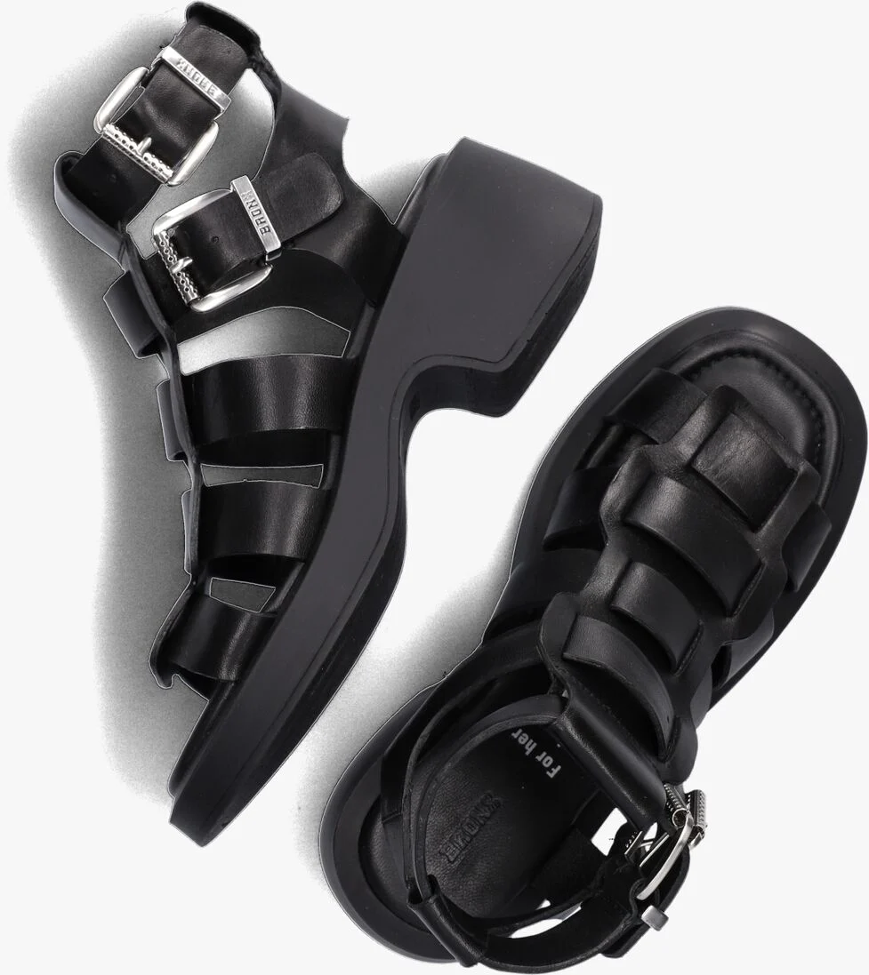BRONX zwarte bronx sandalen vita-sandal 84937