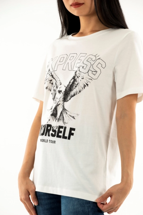 Tee shirt ichi ossi 114201 cloud dancer