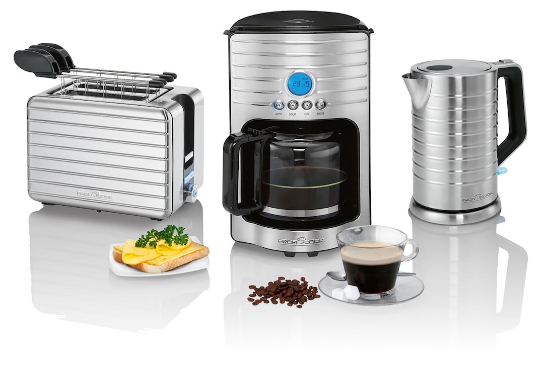 ProfiCook Wasserkocher PC-WKS 1119 1,7 Liter Edelstahl