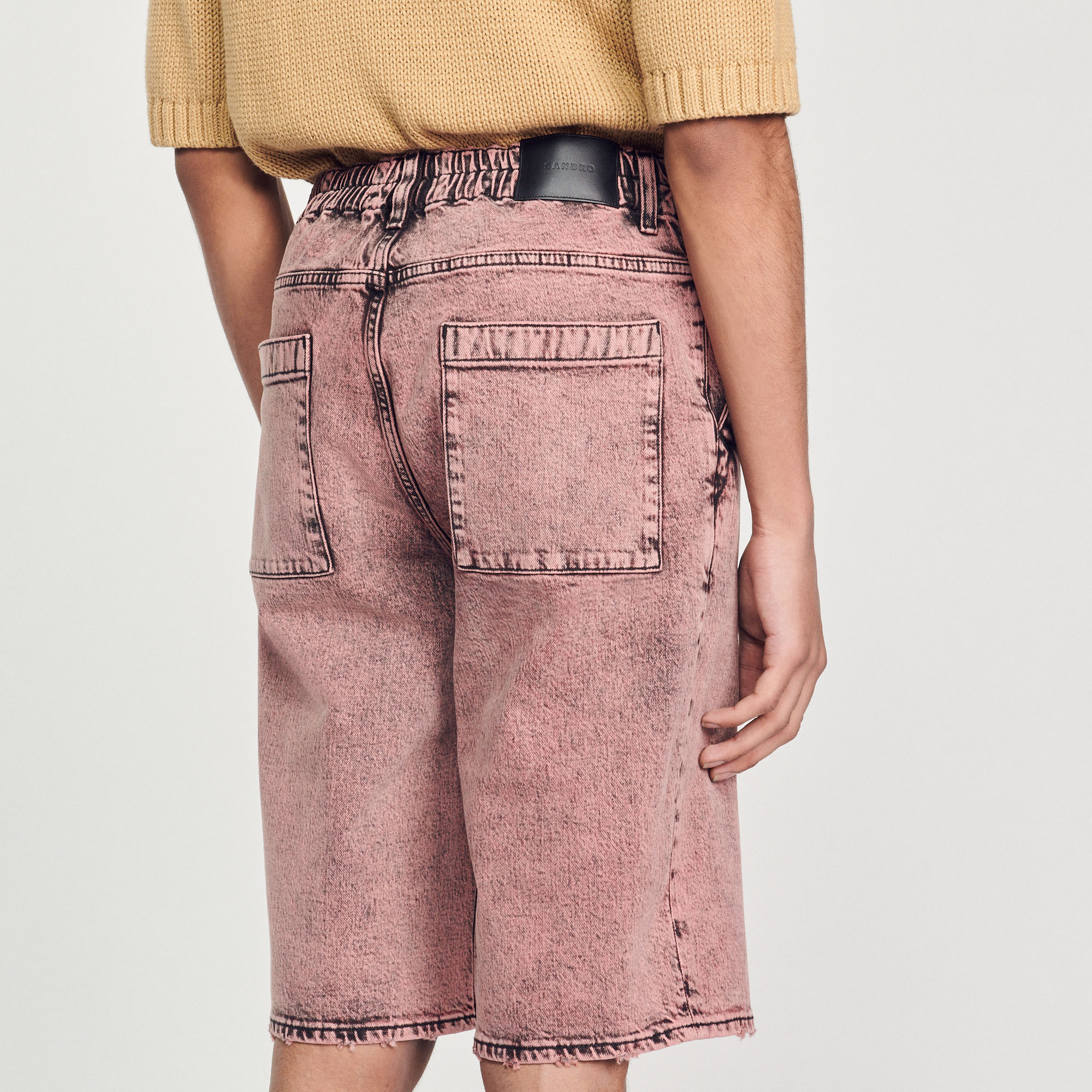 Short en jean baggy