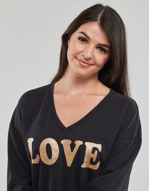 Vero Moda - VMCAROLA L/S SWEAT JRS BTQ - Noir