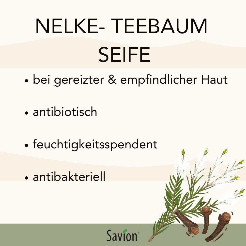 Savion Körperseife Nelke-Teebaum