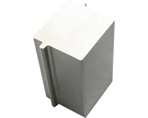 Konsta WPC afstandhouders voor blinde look, 6 stuks, aluminium