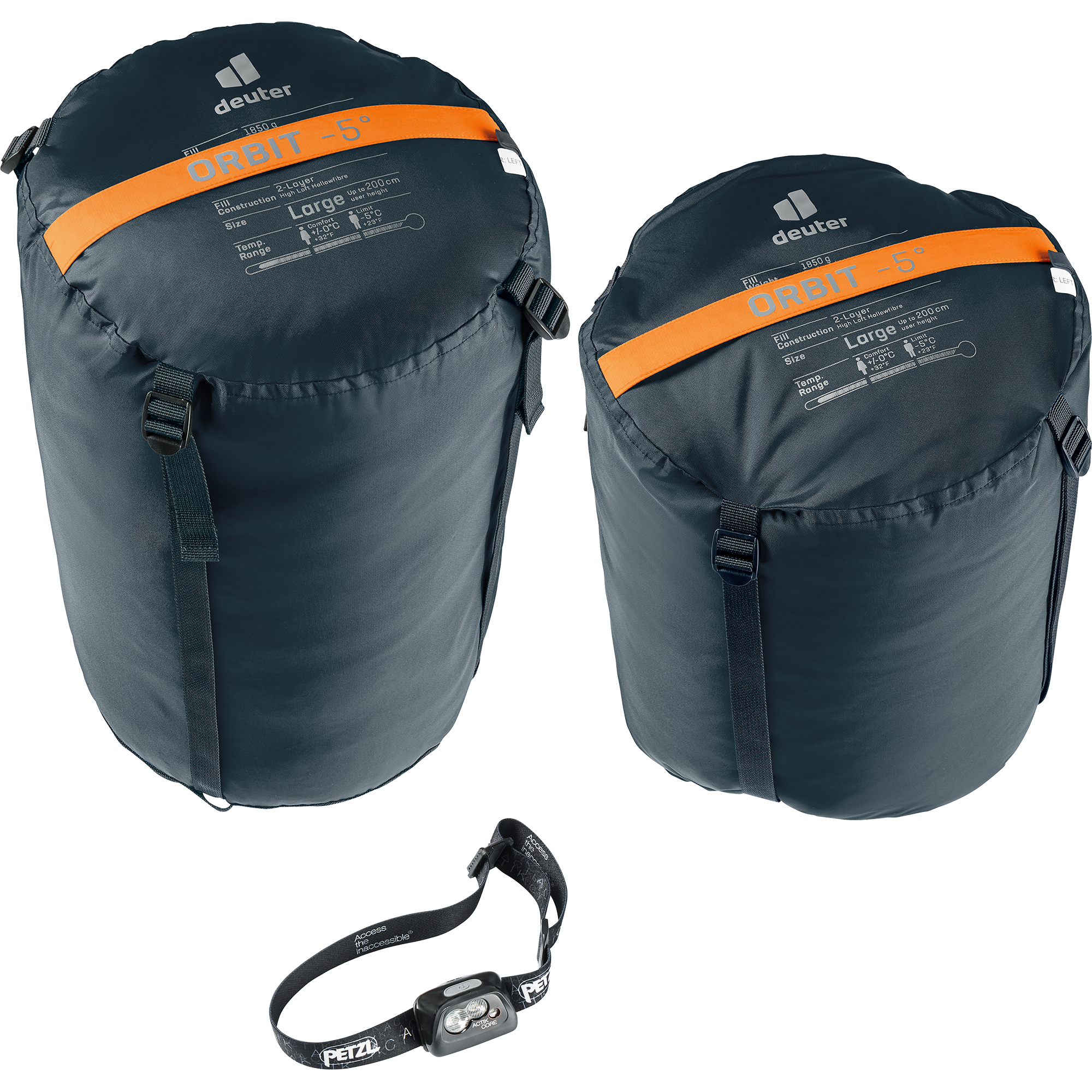 deuter Orbit -5° EL Schlafsack chestnut