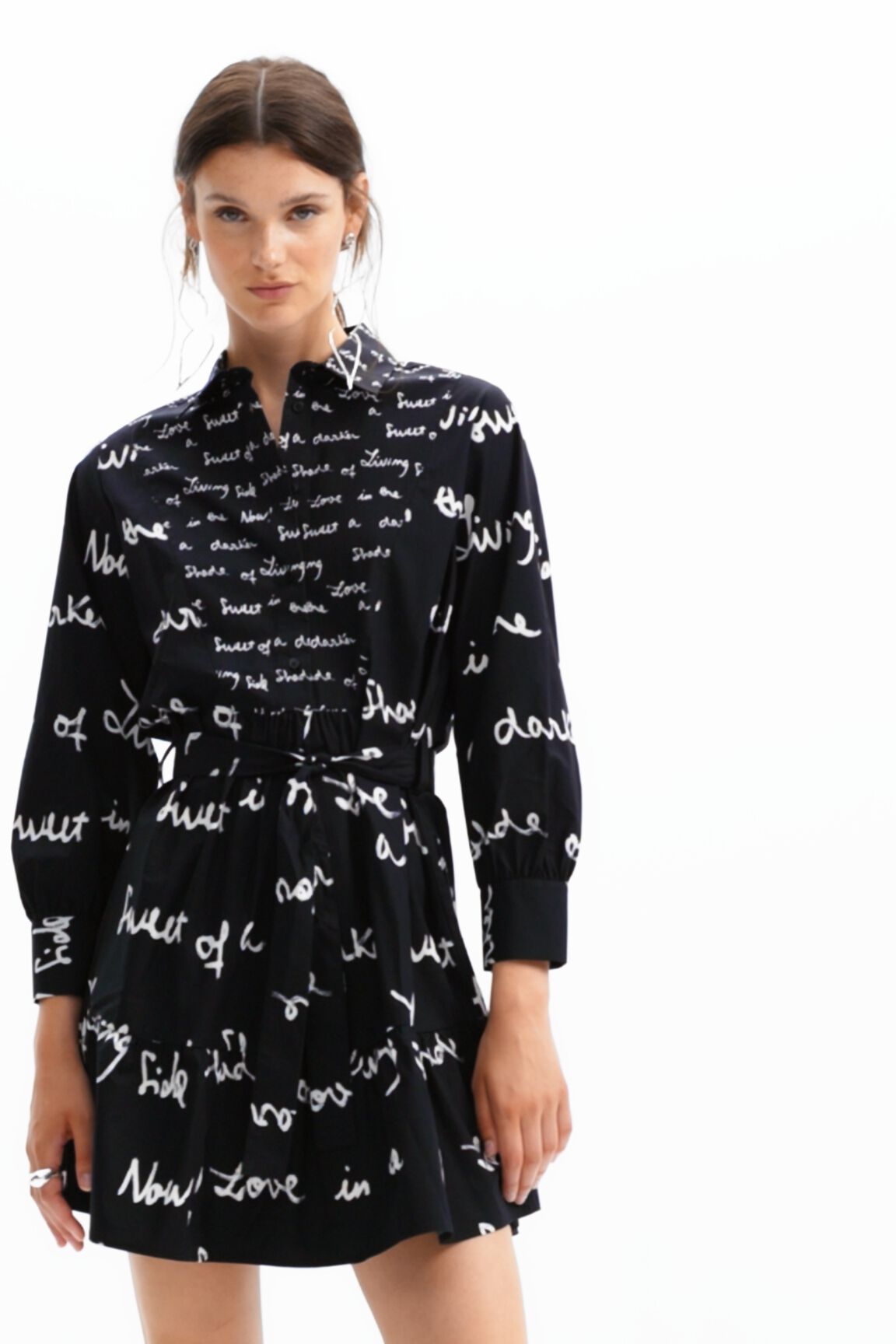 Robe tunique courte messages