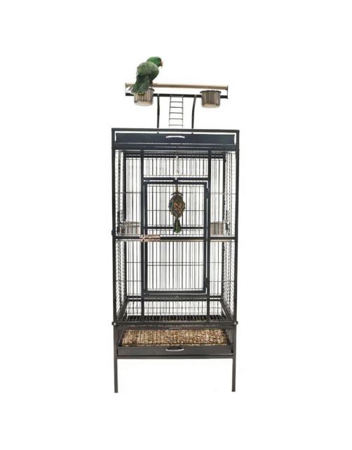 Keddoc Vogelkooi Conure Swift - Vogelverblijven - 82x77.5x164 cm Antraciet