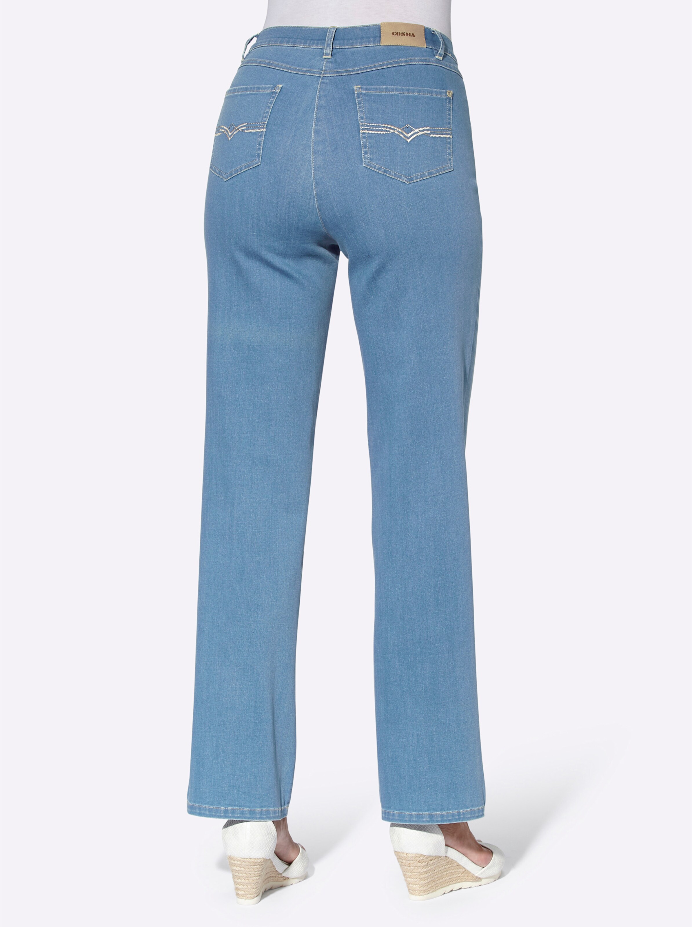 Cosma Jeans in blue-bleached
