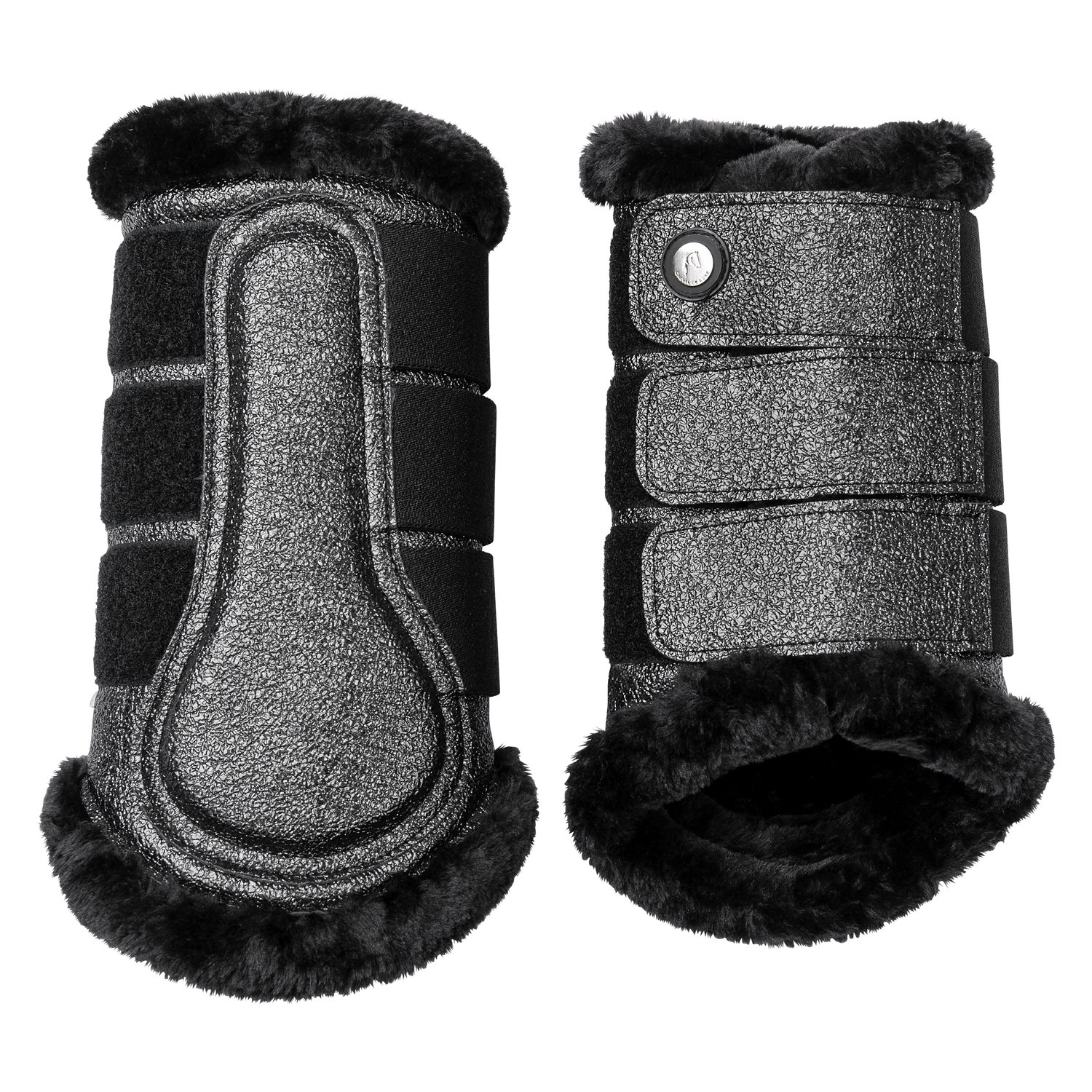 Cheval de Luxe Gamaschen Soft - charcoal