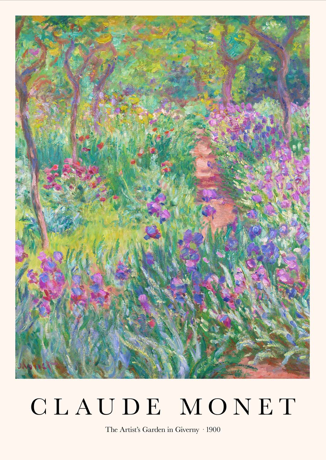 Der Garten des Künstlers in Giverny von Claude Monet