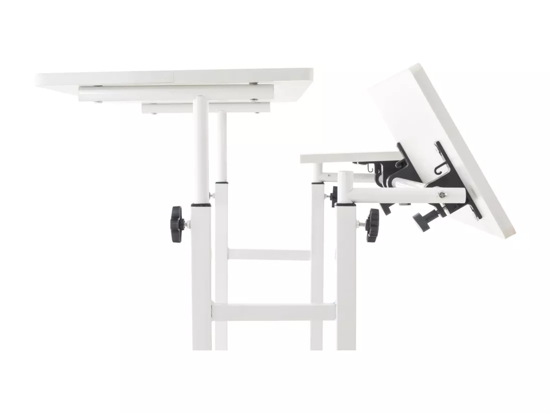 table de bureau - Bois & Métal - Blanc - Telford