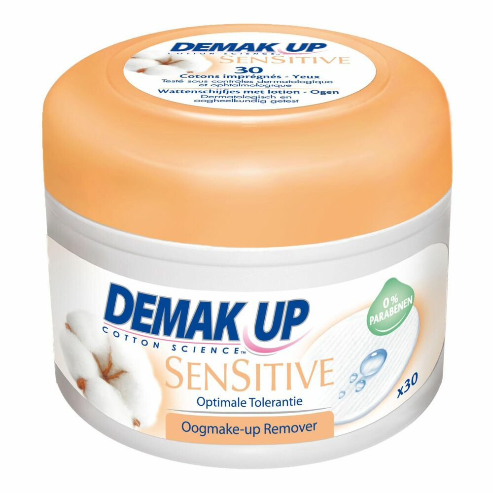 Demak Up Wattenpads met Lotion Sensitive30 stuks