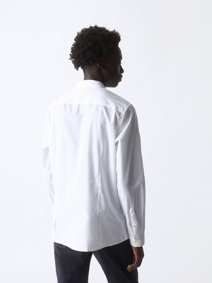 Camisa básica fácil de passar - Branca