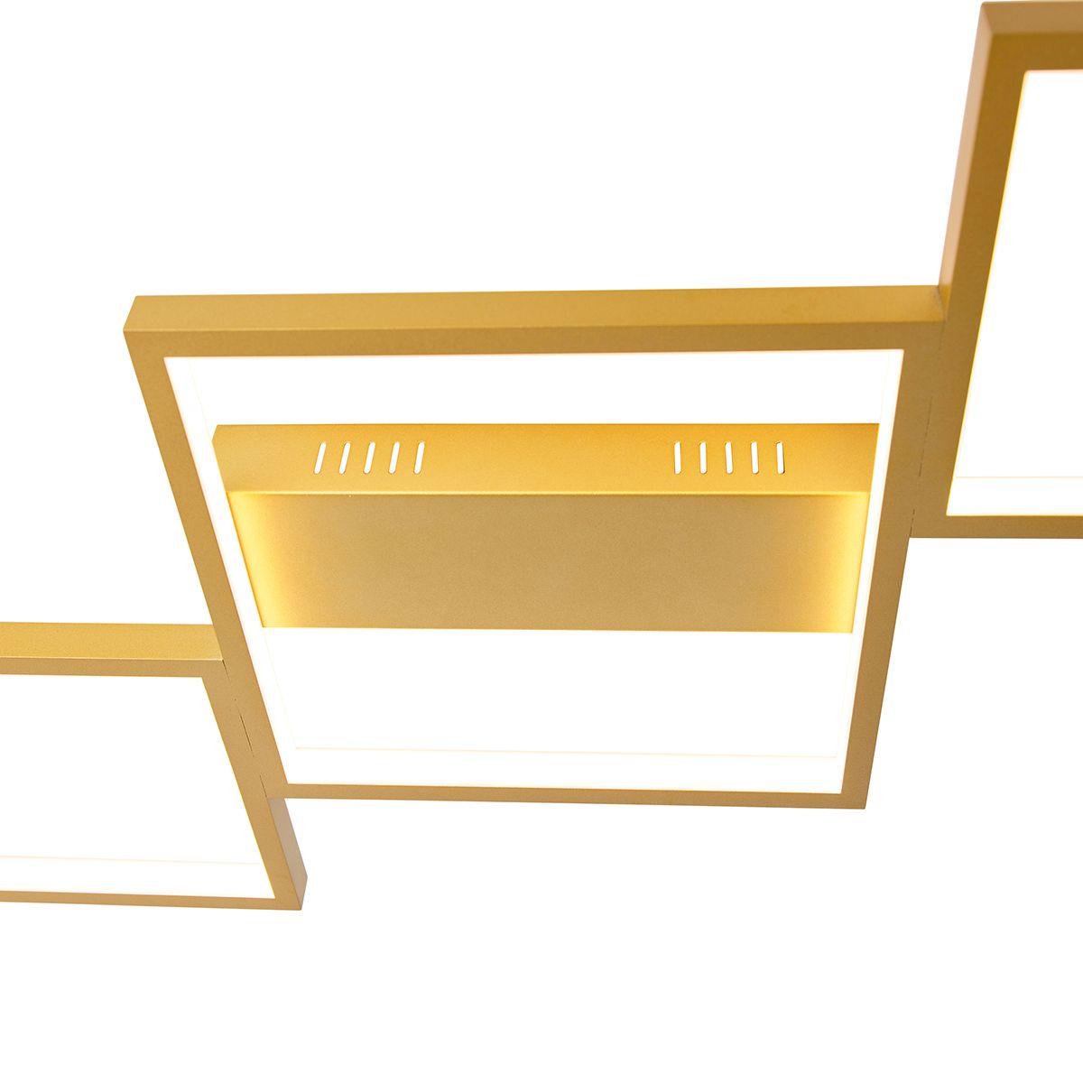 Plafondlamp goud incl. LED 3 staps dimbaar 5-lichts - Lejo