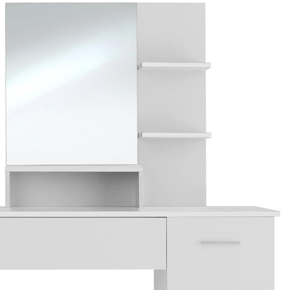 tectake Makeup-tafel Zoe , Wit
