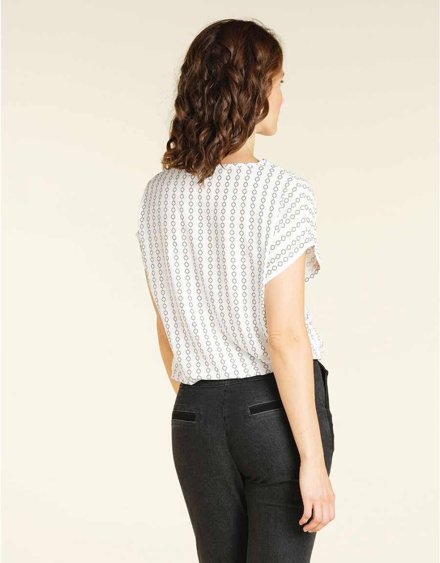 Blouse écru minimaliste