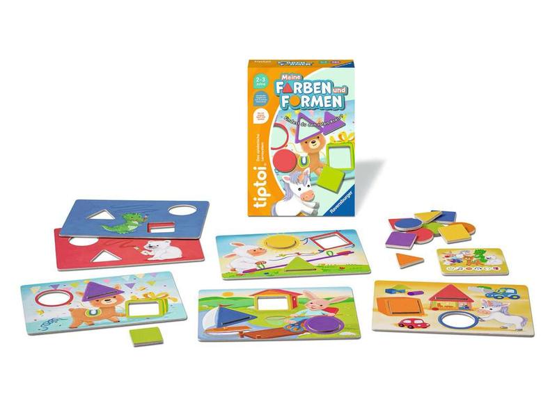 tiptoi Spiel Meine Farben und Formen Erstes Zuordnungsspiel für 1 bis 4 Spieler