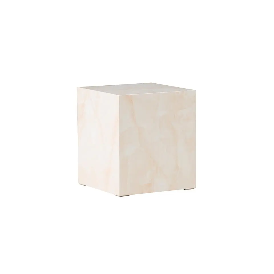 Salontafel Vierkant - Beige MDF - 40x40x45cm - York