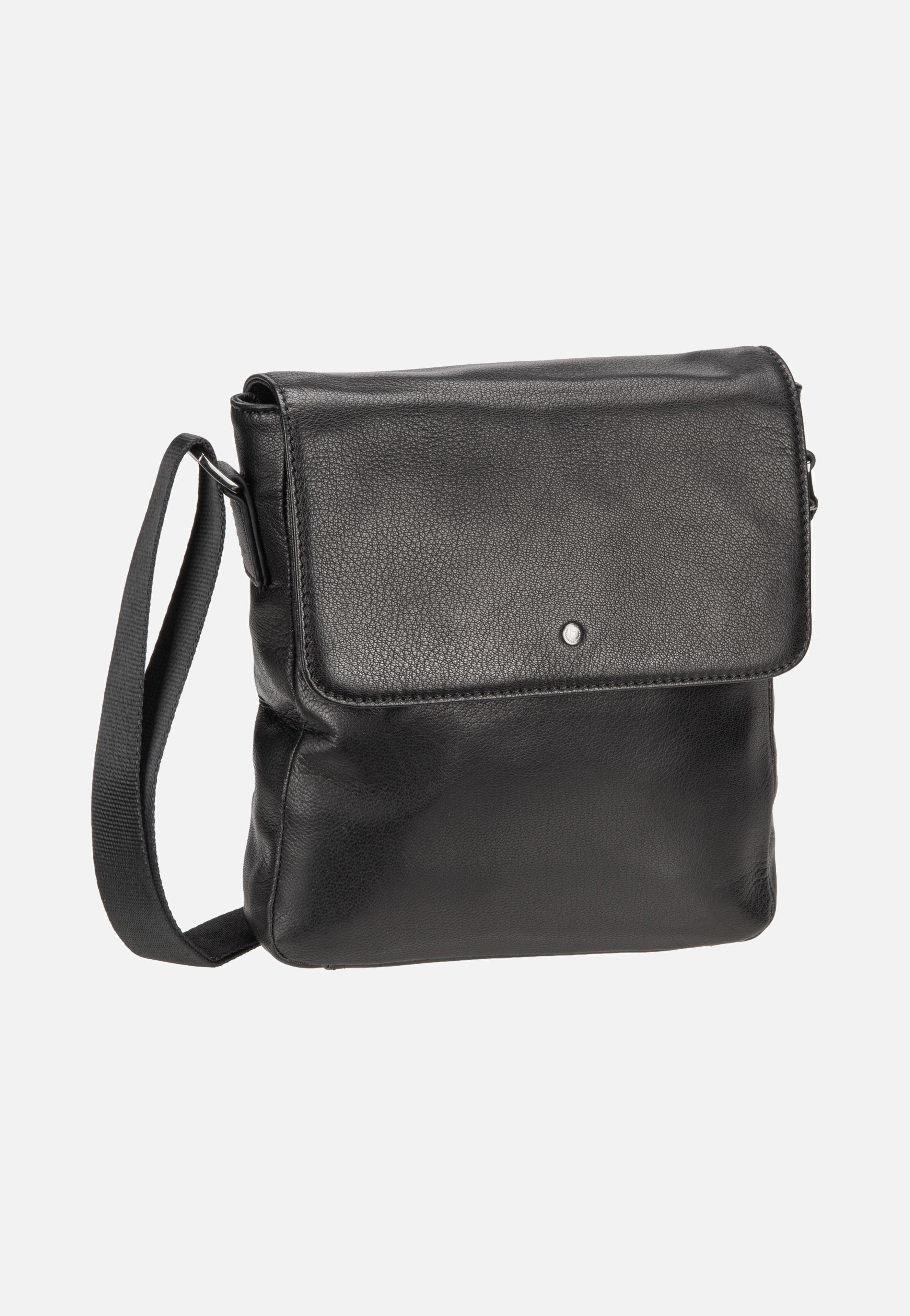 Black Magic Shoulder Bag With Flap Black - Umhängetasche