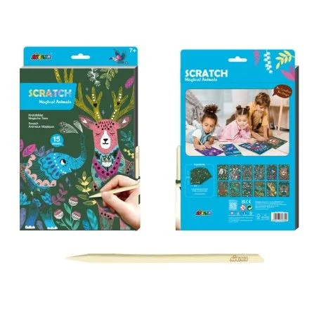 Avenir - Magiske Dyr Scratchbog - (58CH221834)