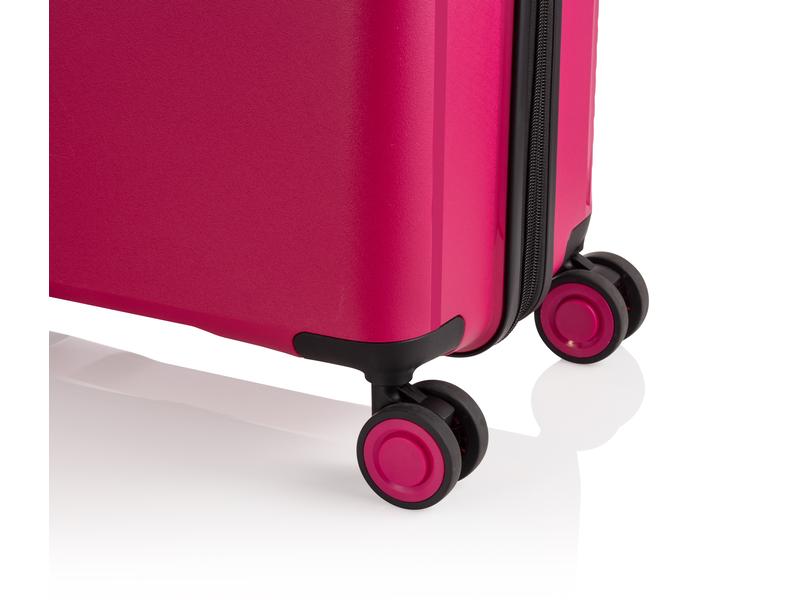 PACK EASY Reisekoffer Jet Cabin S, Pink Trolley