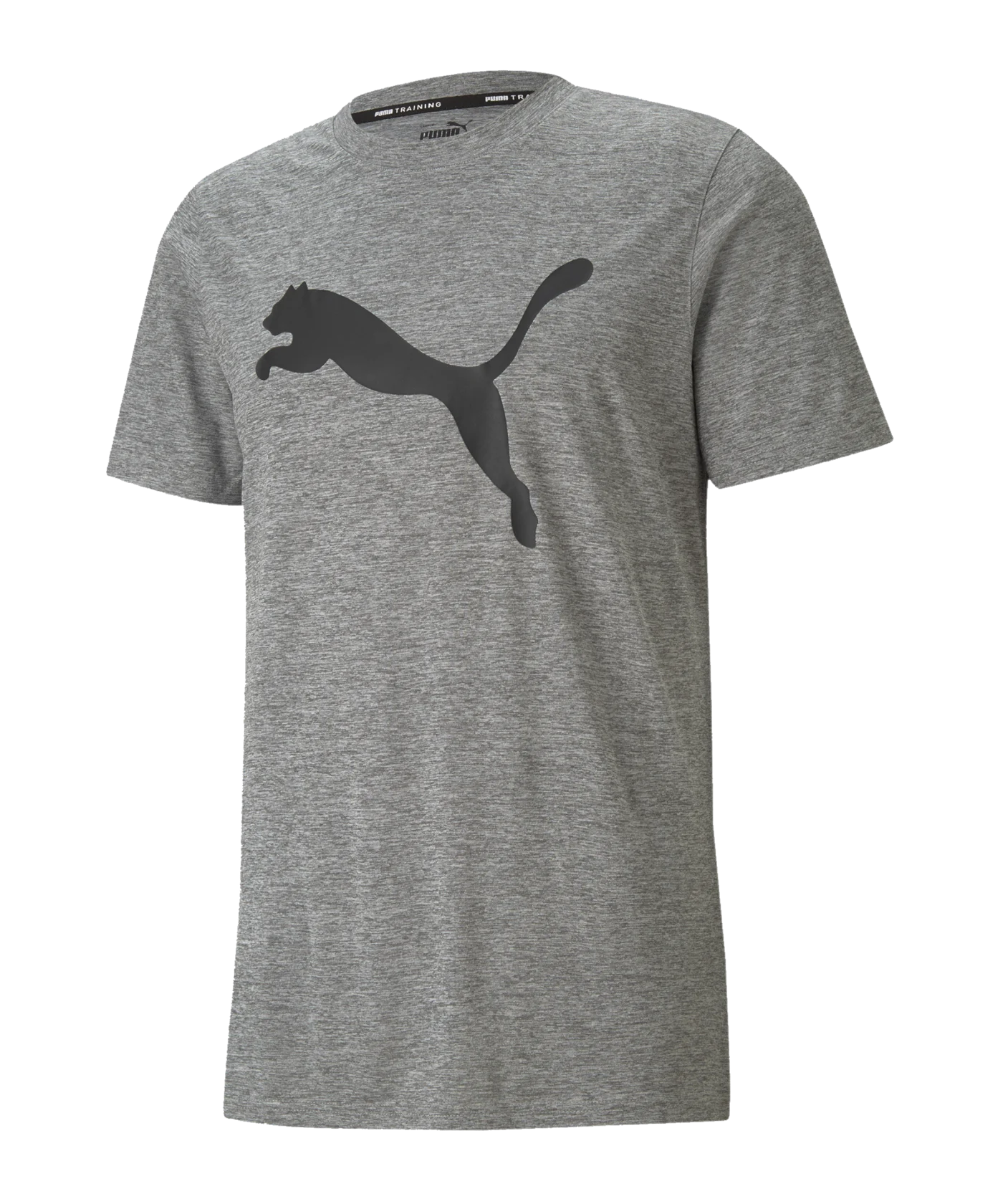 PUMA FAV Heather Cat T-Shirt Training Grau F03