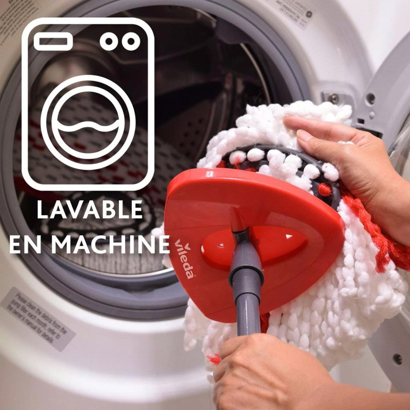 Ensemble de lavage Vileda Easy Wring Clean Turbo + 2 recharges