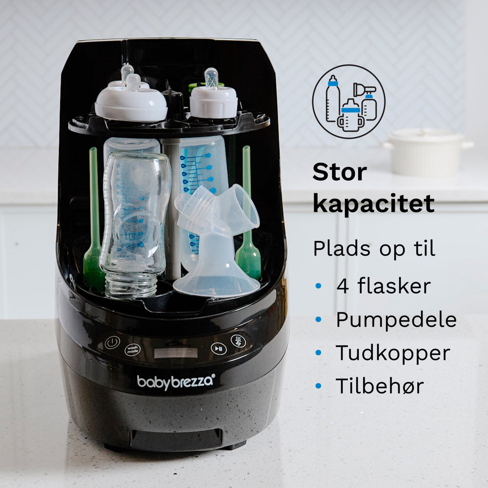 Køb Baby Brezza Black Flaske Washer Pro