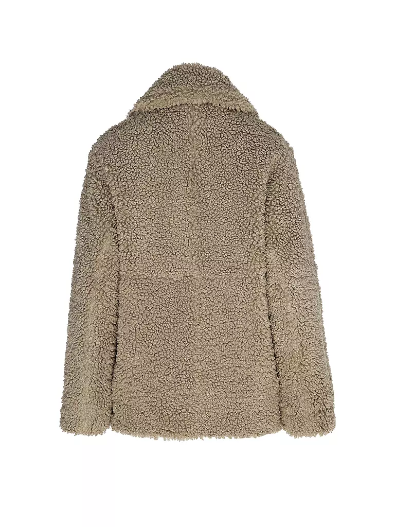 MARC O' POLO DENIM Jacke in Felloptik  braun