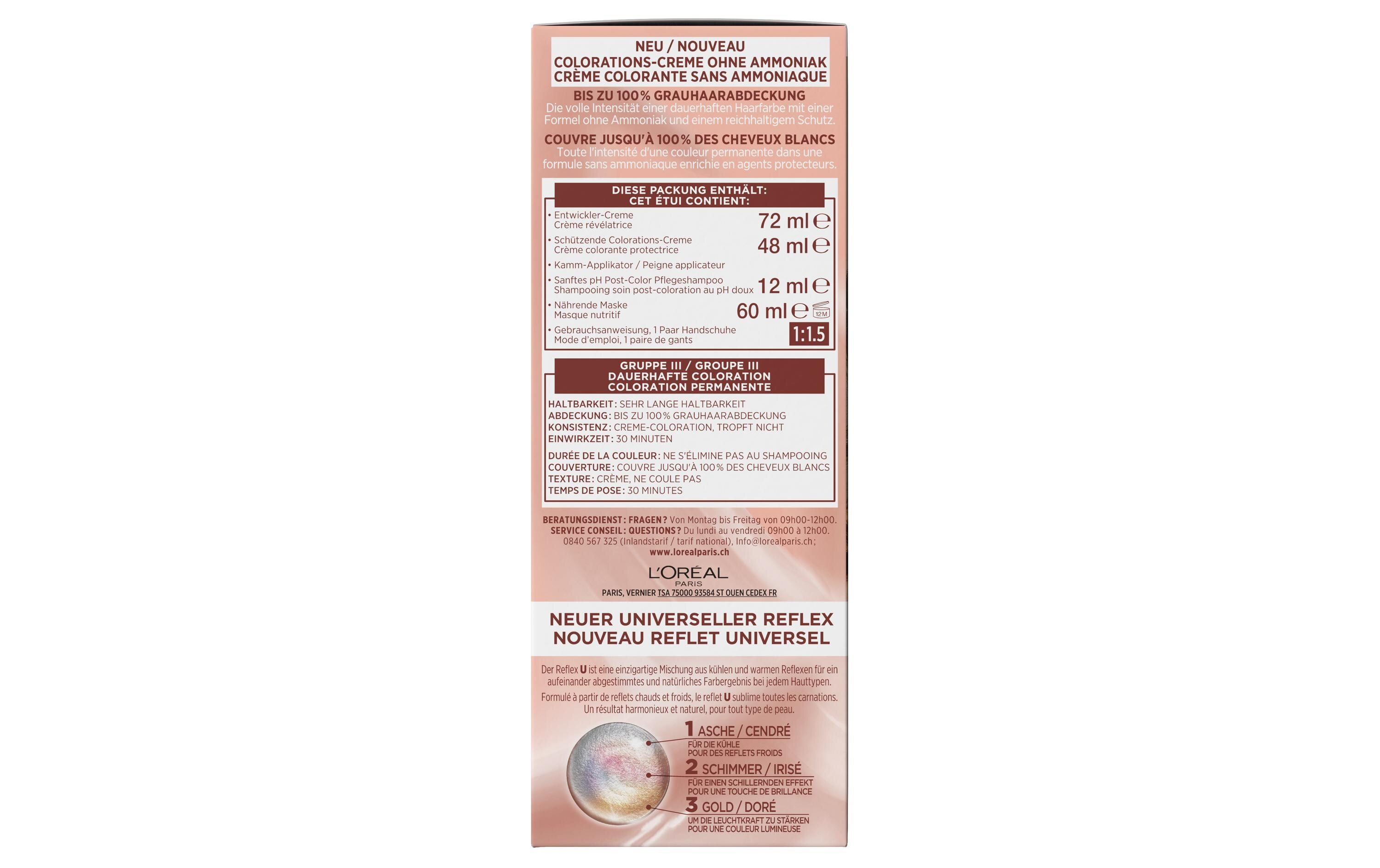 Haarcoloration Ex Crème Nudes 3U Univ. DunkelbraunHochwertige Coloration für die Haare