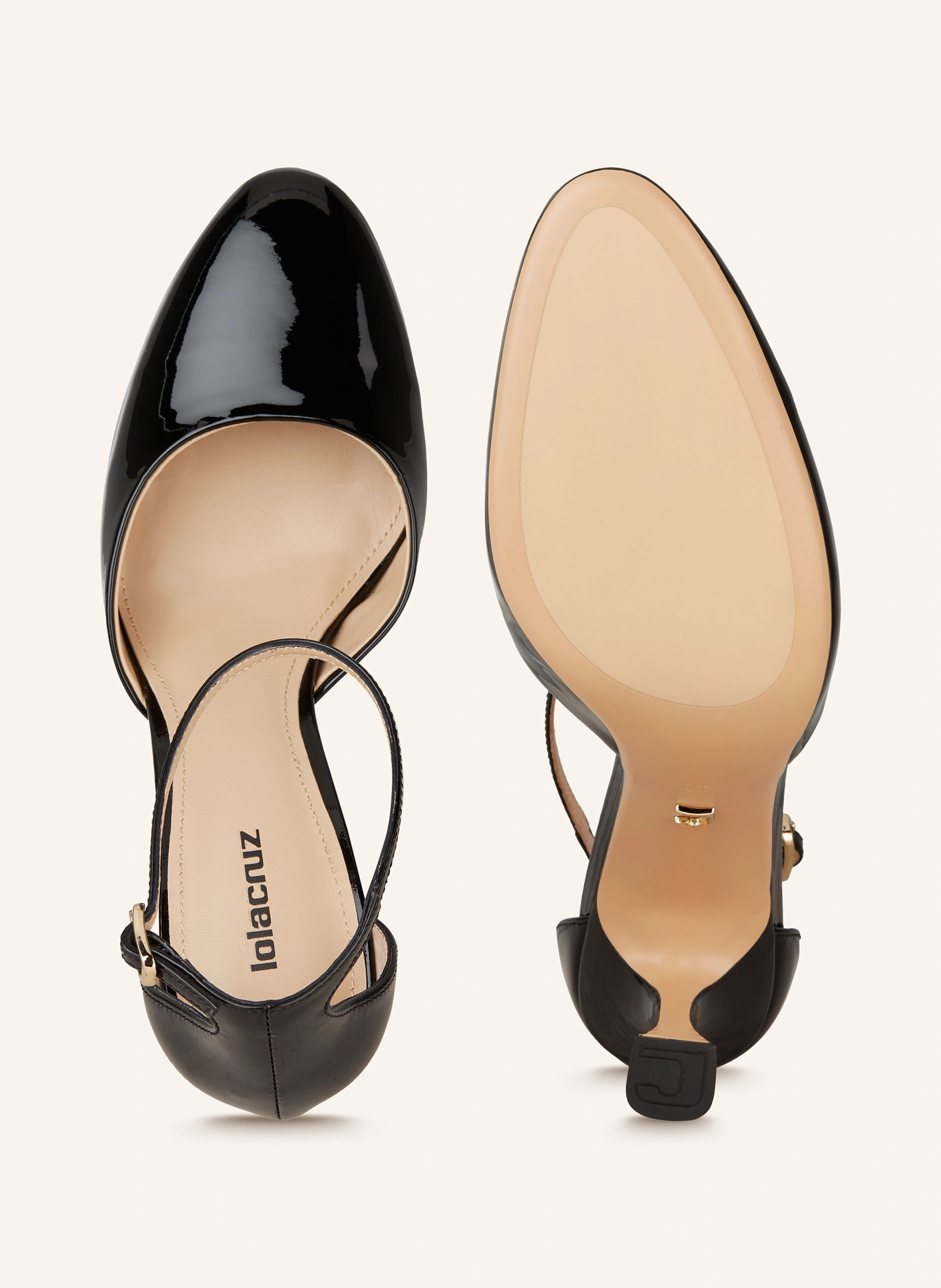Lola Cruz Lack-Pumps DURY