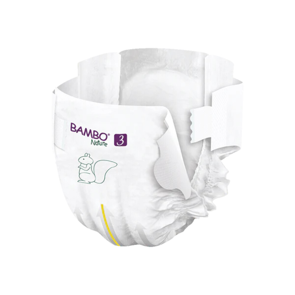 Bambo Nature Luiers Maat 3 (4-8 kg)52 stuks