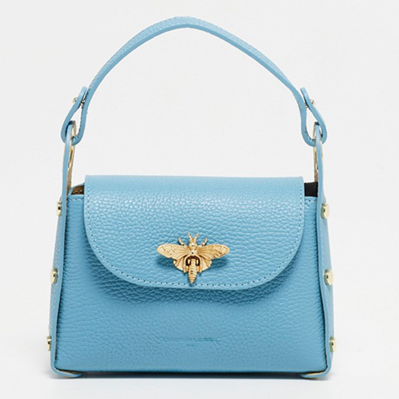 Christian Laurier Sac à main en Cuir Noemie bleu  - 18x12x5 cm
