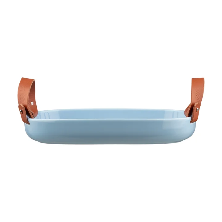 Marimekko - Oiva Iso Koppa Servierplatte, 23 x 32 cm, hellblau