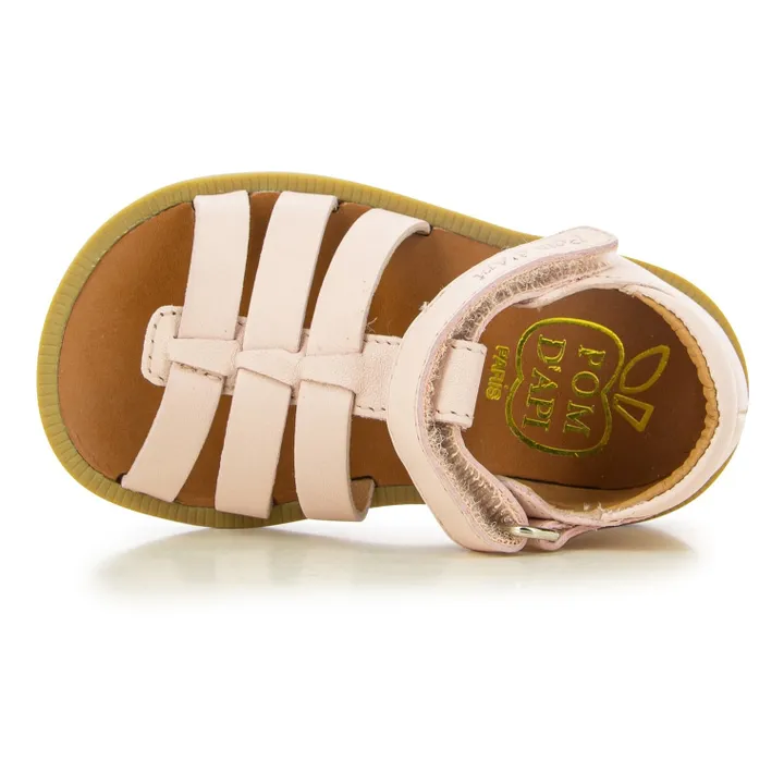 Pom d'Api Sandales Poppy Strap | Rose pâle