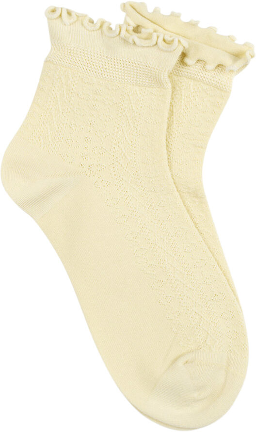 Sui Ava Emma Ankle Socks Light yellow
