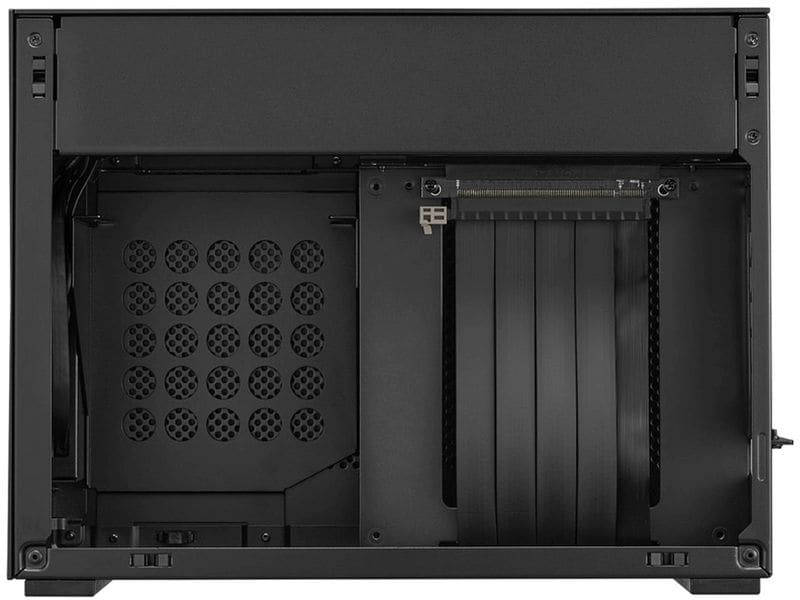 Lian Li PC-Gehäuse DAN Cases A4-H2O X4 Schwarz Kompaktes Mini-ITX-Gehäuse mit integriertem PCIe-4.0-Riser-Modul