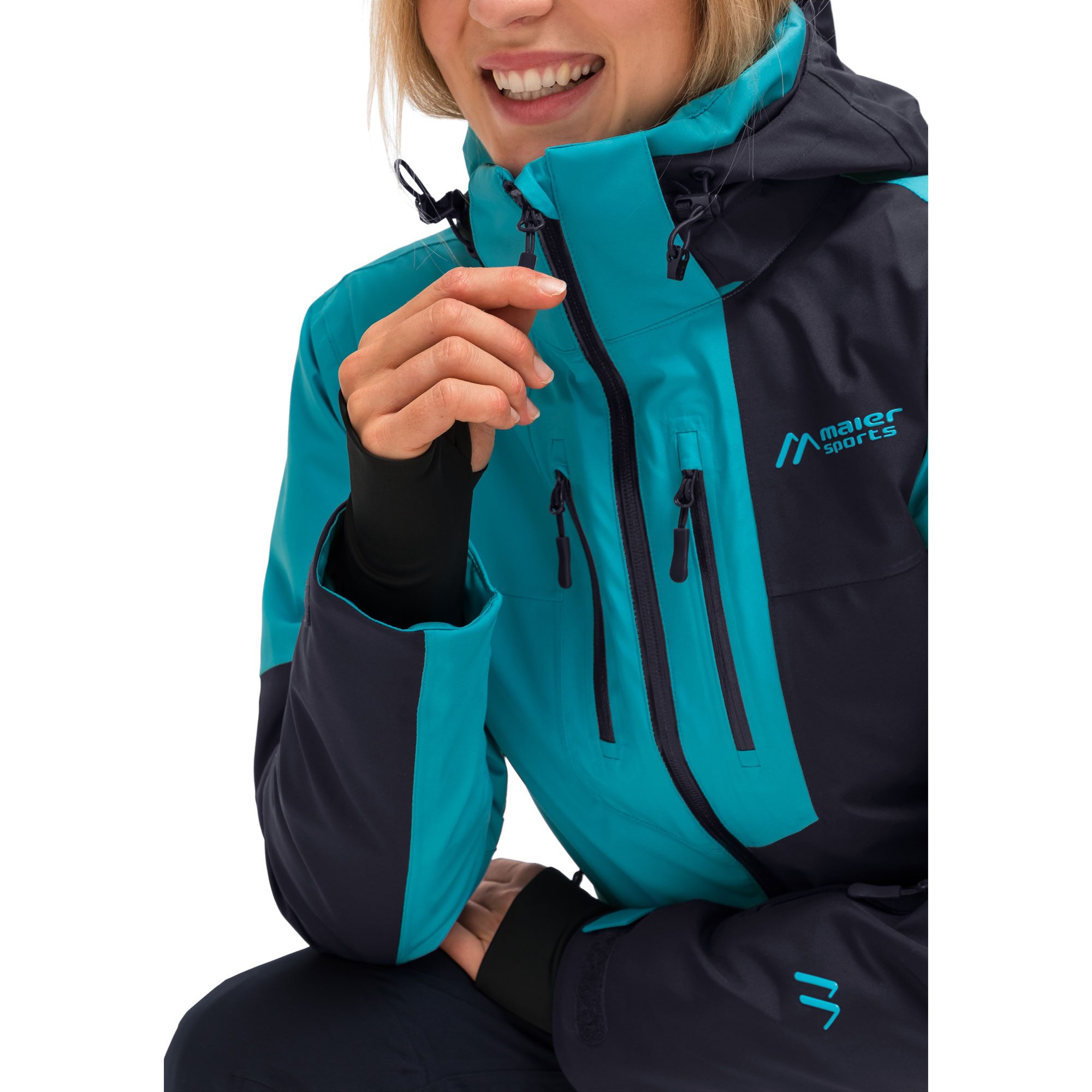 Maier Sports Manzaneda Skijacke Damen tealpop
