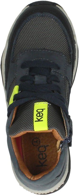 Keq Veterschoenen Hoog blauw