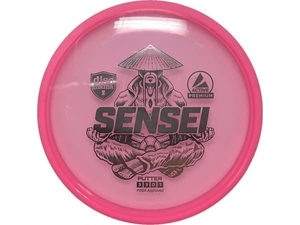 Discmania Pink Disc golfskiver Putter SENSEI Active Pink