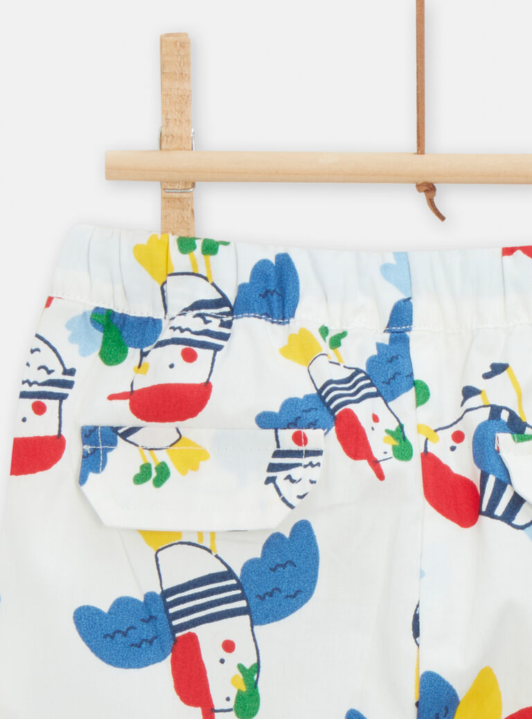 Pantalon à motif oiseau pour bébé garçon
