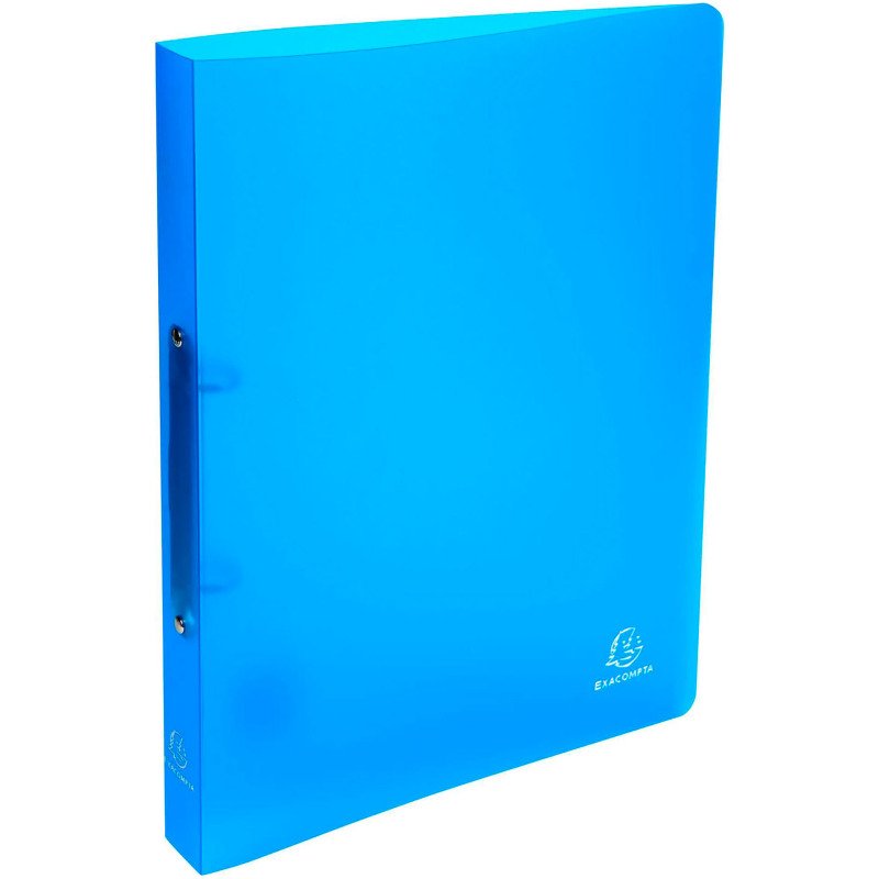 Classeur 2 anneaux plastifié Exacompta Chromaline A4 - Dos 2 cm couleurs assorties