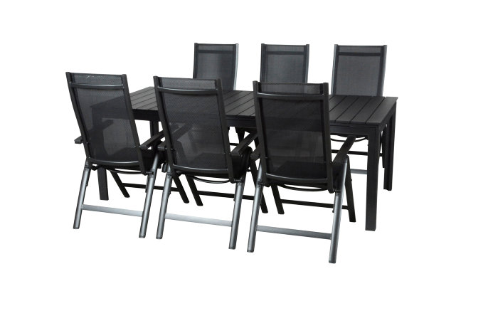 Havestol Kingston 6 positioner sort - Sunlife