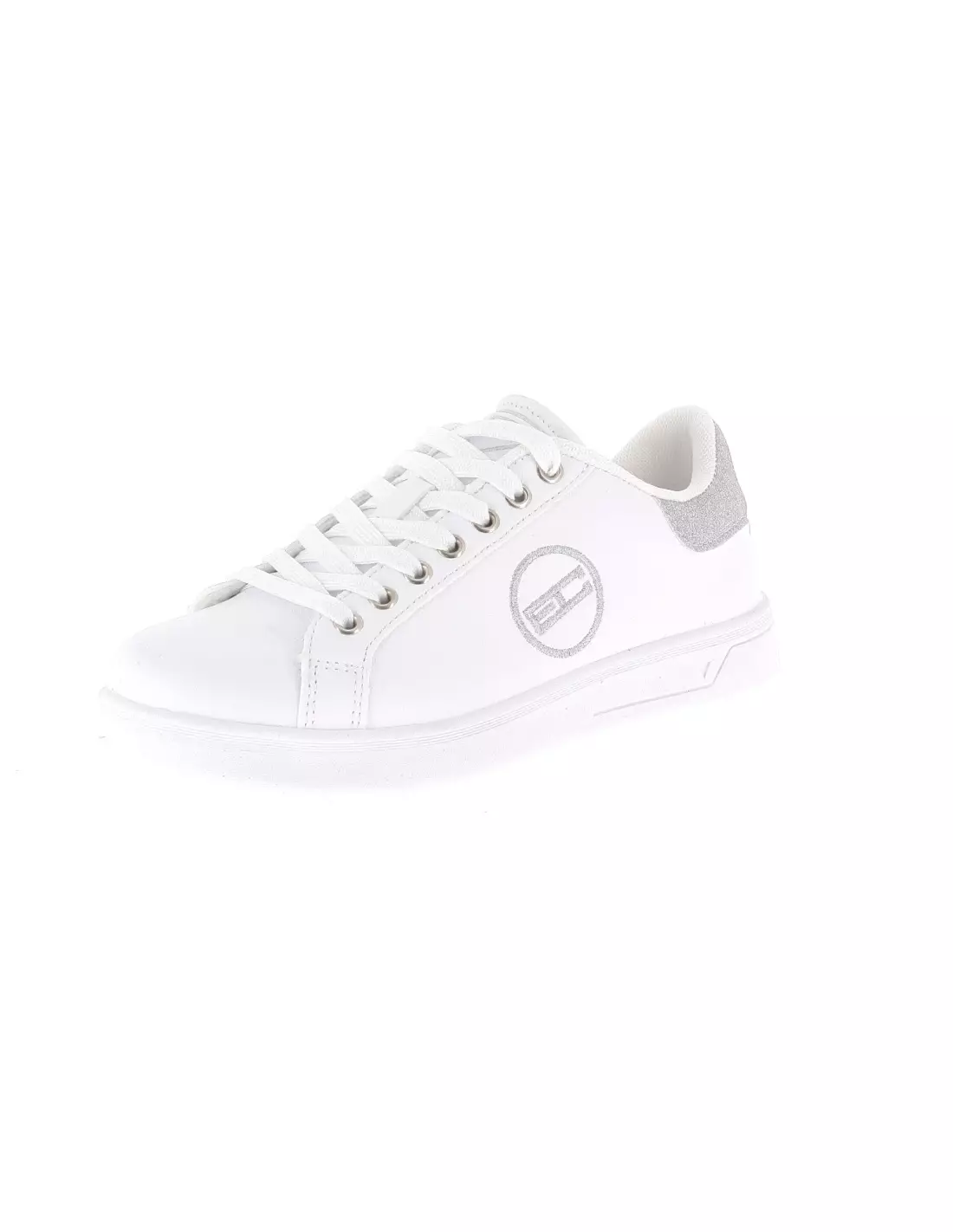 ENRICO COVERI CSW314305 - Baskets 04.WHITE-SILVER