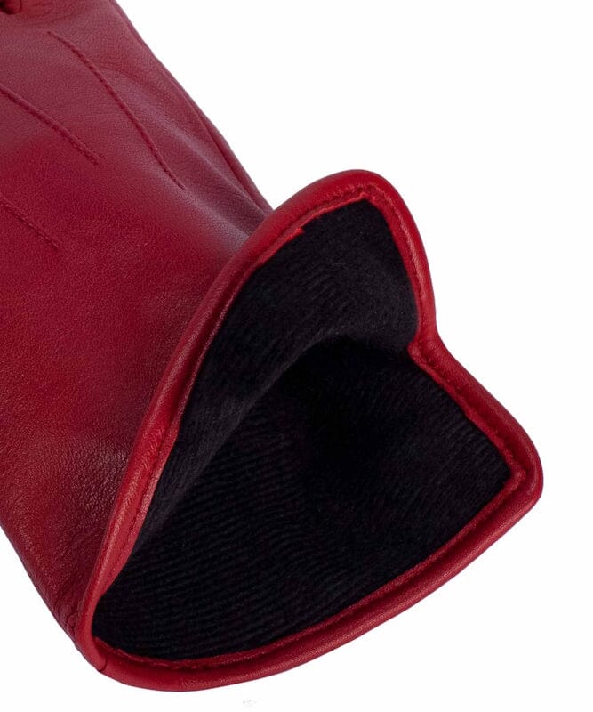 Otto Kessler Dames Handschoen Carla Crimson