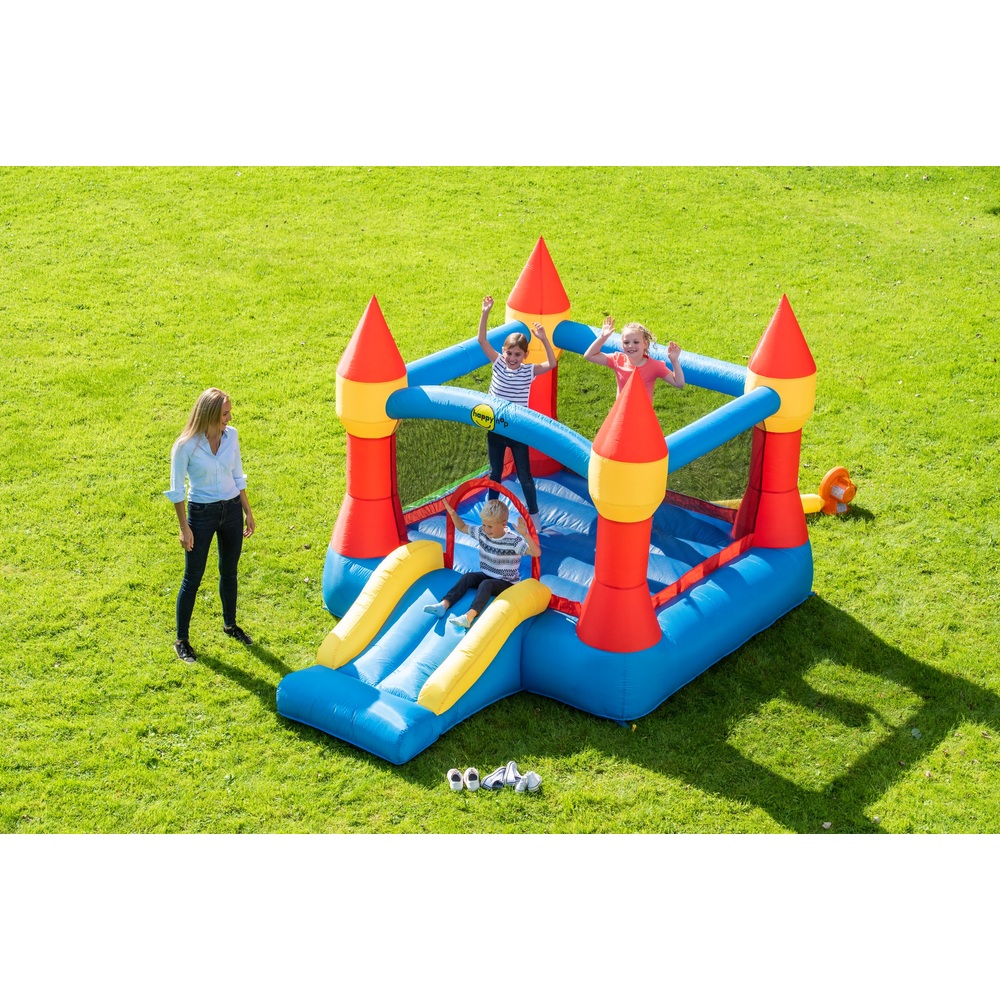 Hüpfburg „Happy Hop Castle“ mit Rutsche