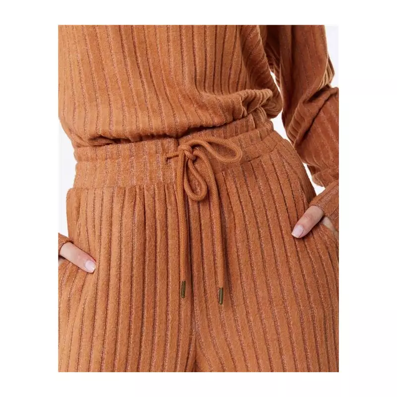Pantalon femme RIPCURL Cosy Ii Straight Leg Pant Light Brown