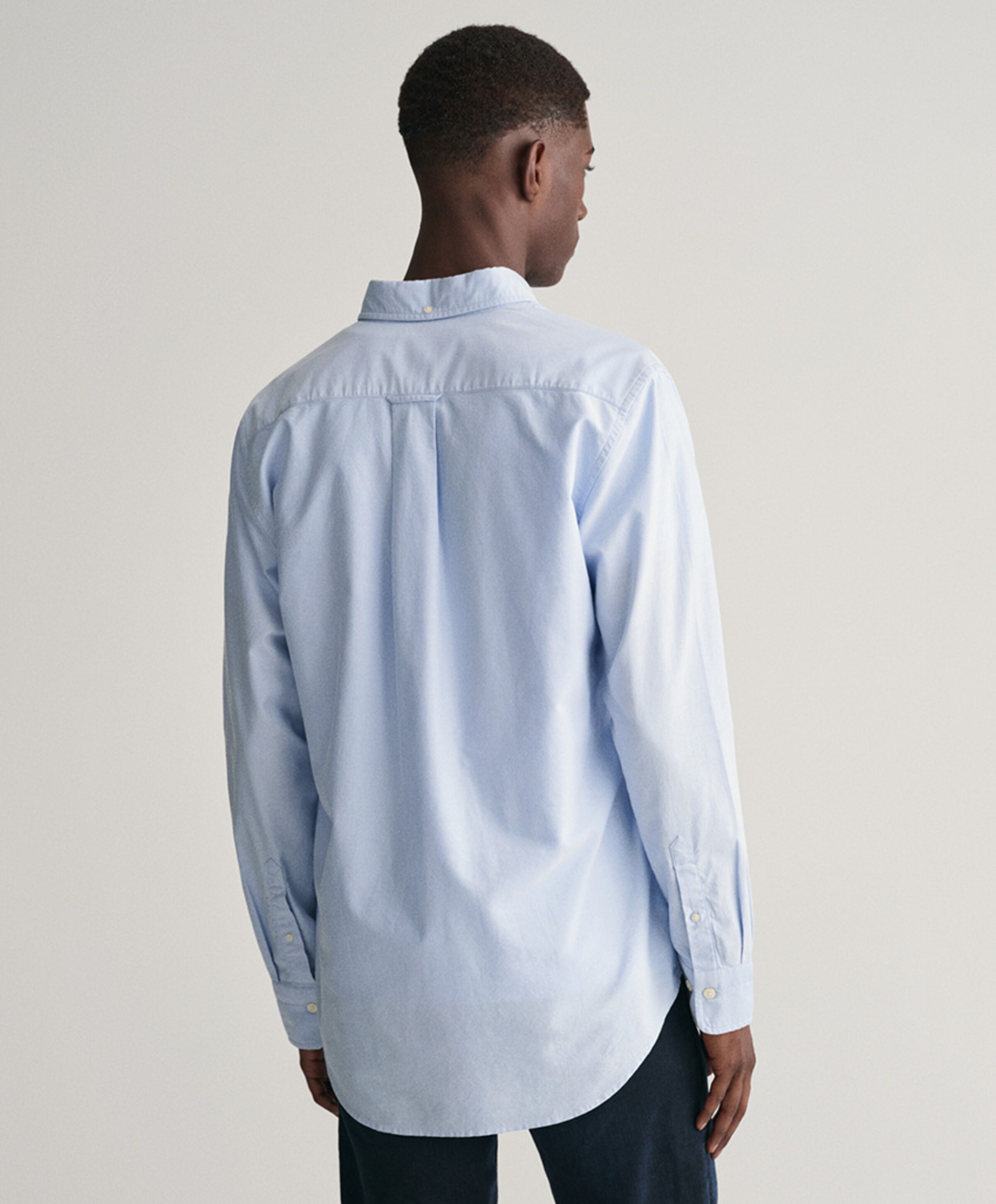 Gant Heren overhemd lange mouw blauw
