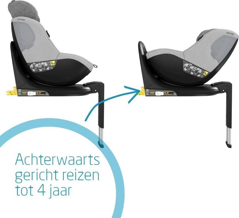 Maxi-Cosi Mica i-Size Autostoeltje - 360° draaibaar - Authentic Grey