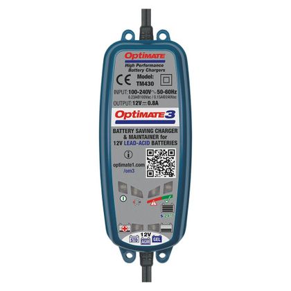 Chargeur Tecmate OPTIMATE 3 Universel